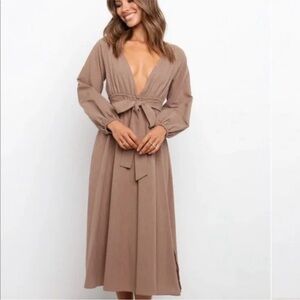 Petal & Pup Brown Dress - LIKE NEW